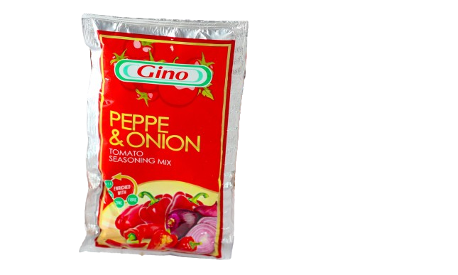 GINO PEPPER & ONIONS SACHET TOMATO MIX 60G X1