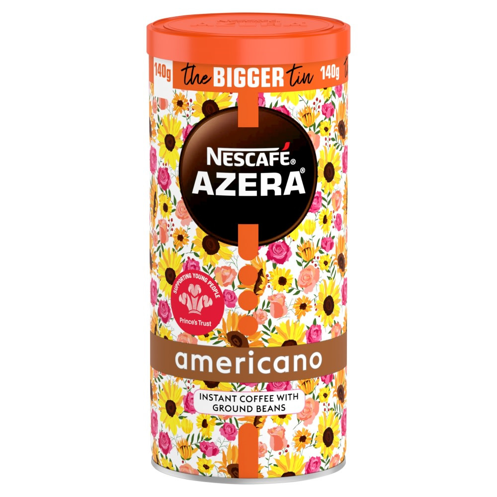 NESCAFE AZERA AMERICANO COFFEE WITH GROUND BEANS INSTANT COFFEE 140G