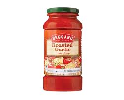 REGGANO ROASTED GARLIC PASTA SAUCE 680G X1