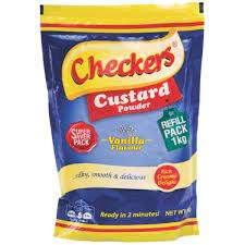 CHECKERS CUSTARD POWDER VAN.POUCH 1KG X1