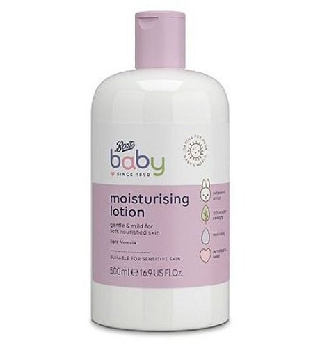 BOOTS BABY MOISTURISING LOTION 500ML