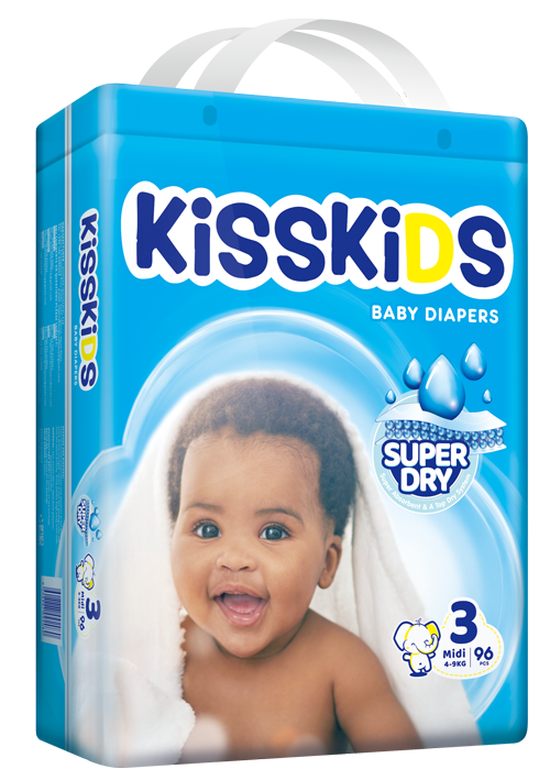 KISSKIDS SUPER DRY SIZE 3 J 96 X1