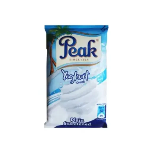 PEAK YOGHURT PLAIN SWEETENED 90MLX1EACH