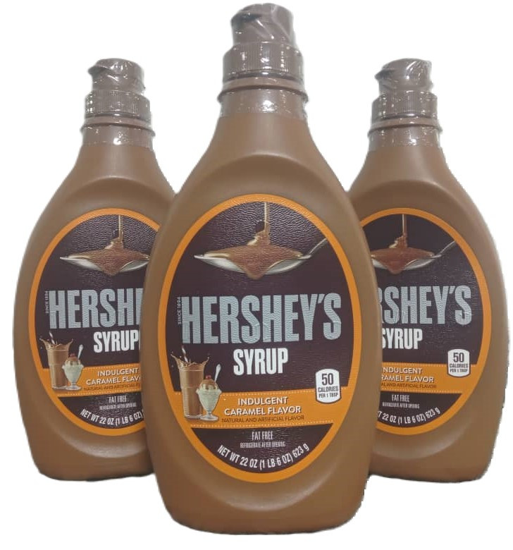 HERSHEYS SYRUP CARAMEL FLAV. 623G X1