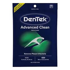DENTEK ADV. CLEAN TRIPLE CLEAN 150 FLOSS PICKS X1