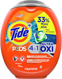 TIDE PODS 4IN1 BUILT-IN ULTRA OXI. DETERGE 2.78KG  X1