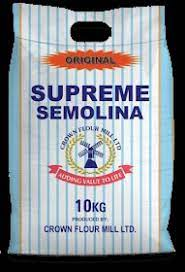 SUPREME SEMOLINA 10KG X1