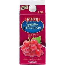 STUTE SUPERIOR RED GRAPE JUICE 1.5L X1