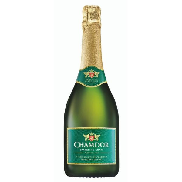 CHAMDOR SPARKLING WHITE GRAPE 750ML X1